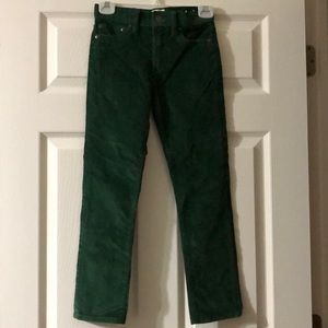 JCREW Dark Green Corduroy Pants - Boy